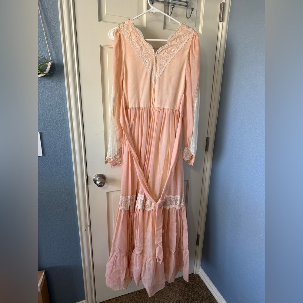 Gunne sax vintage dress pink lace - Picture 4 of 4